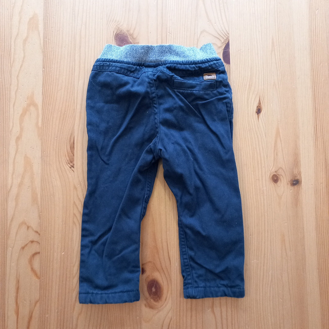 Navy Trousers - Boys 6-9 months - F&F