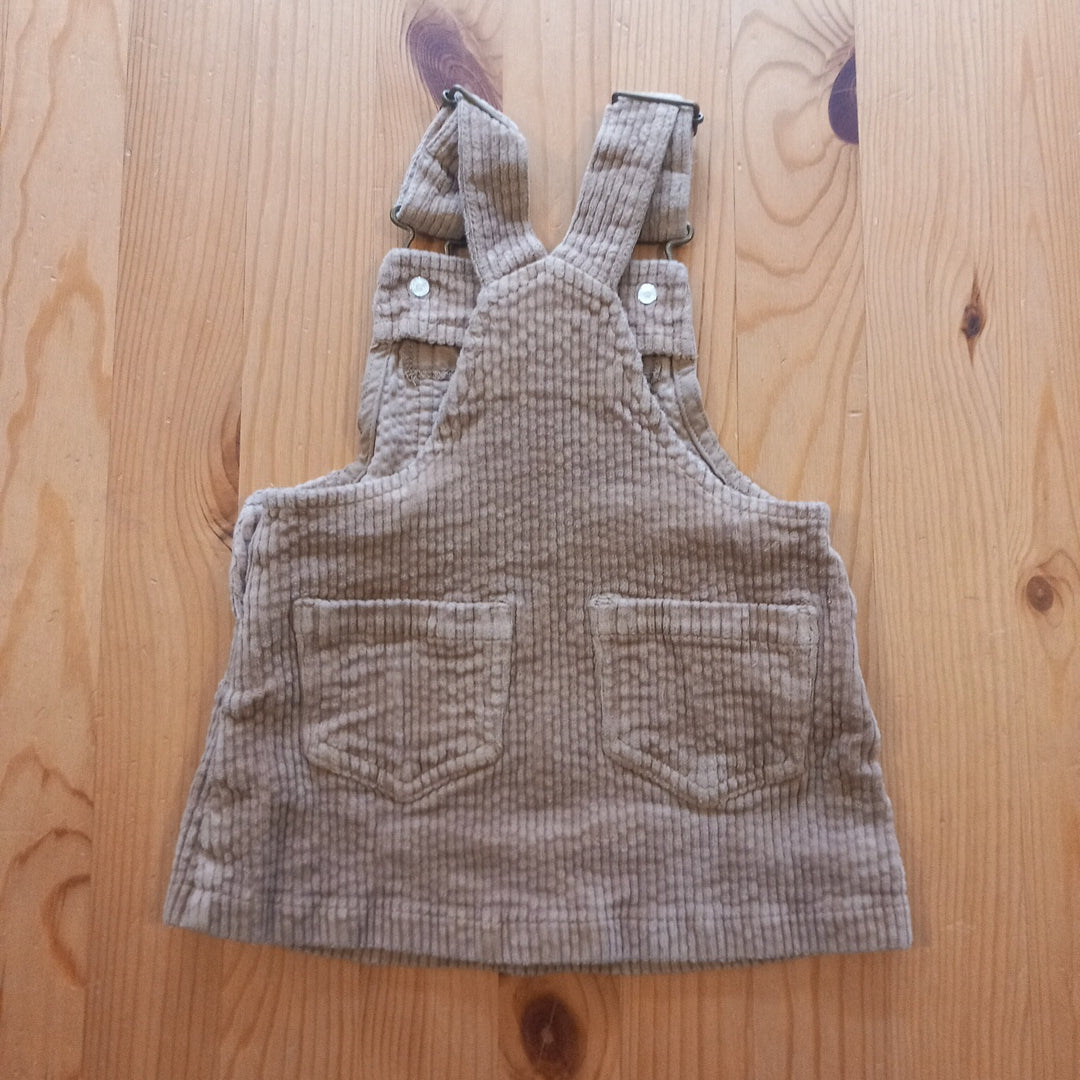 Light Brown Corduroy Pinafore Dress - Girls 3-6 months - Next