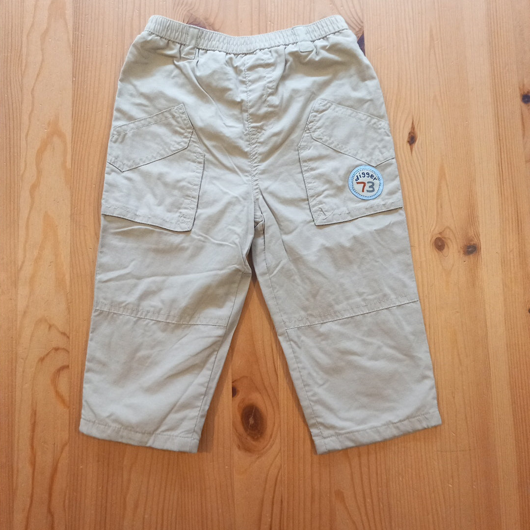 Cream Lined Trousers - Boys 9-12 months - Cherokee