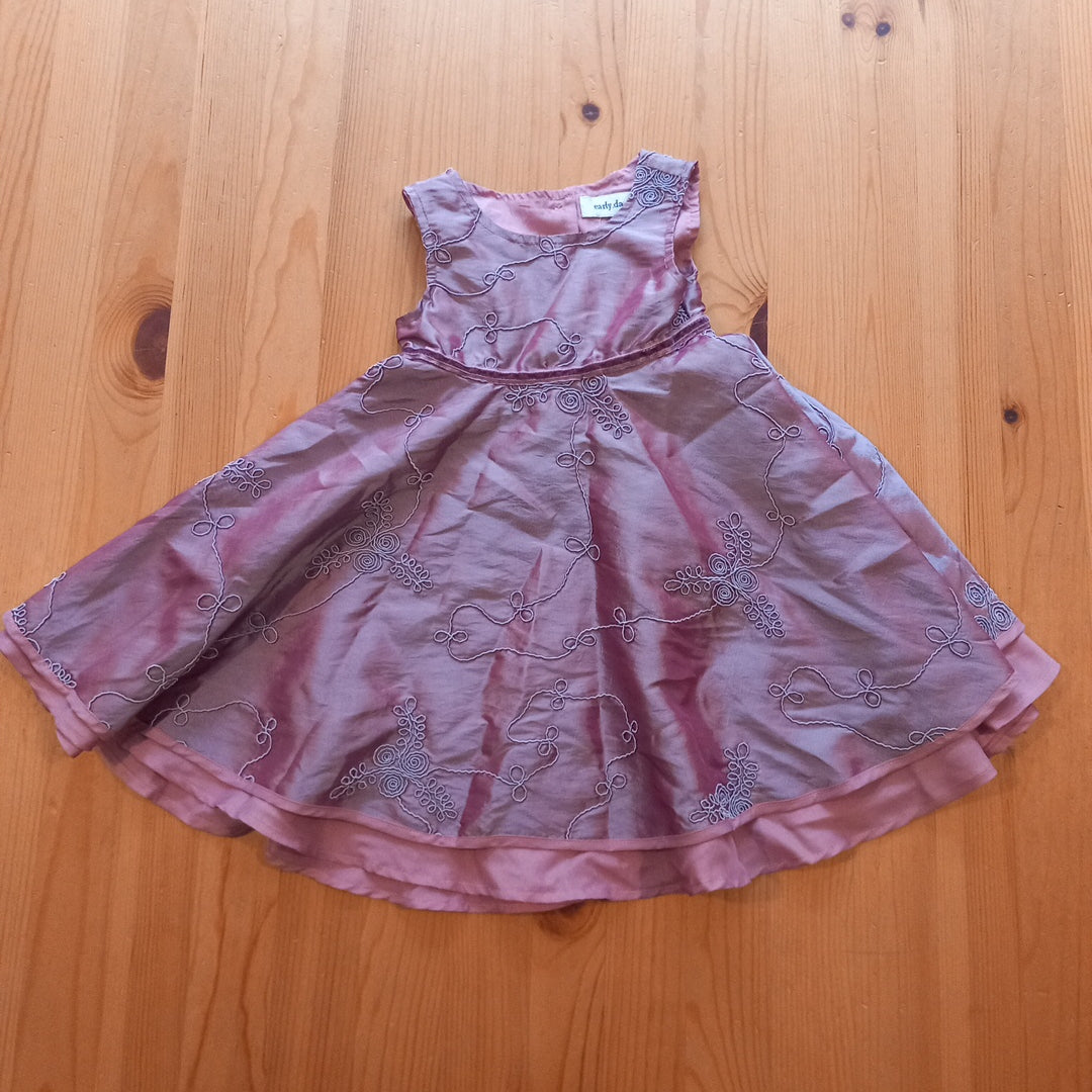 Purple Shiny Formal Dress - Girls 12-18 months - Early Days