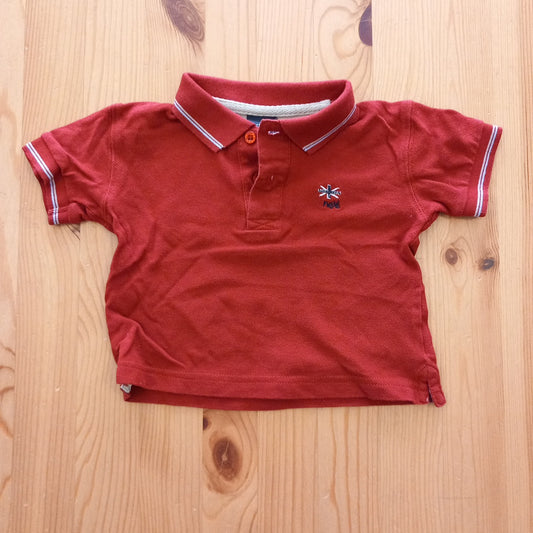 Dark Red Polo Shirt - Boys 6-9 months - Next