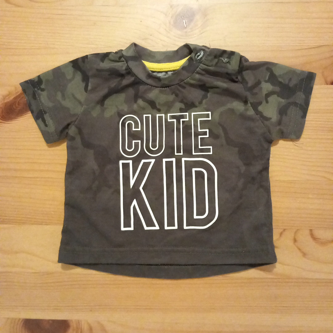 Cute Kid Camo Look Thin T-Shirt - Boys 0-3 months - Primark