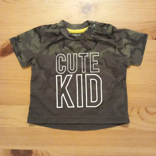 Cute Kid Camo Look Thin T-Shirt - Boys 0-3 months - Primark