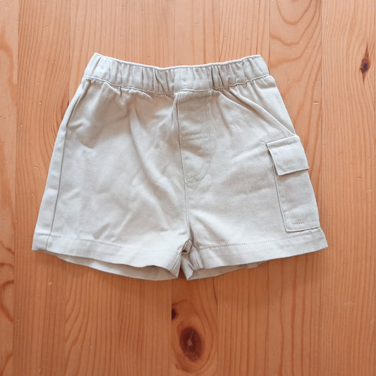 Cream Side Pocket Shorts - Boys 3-6 months - Morris Mouse