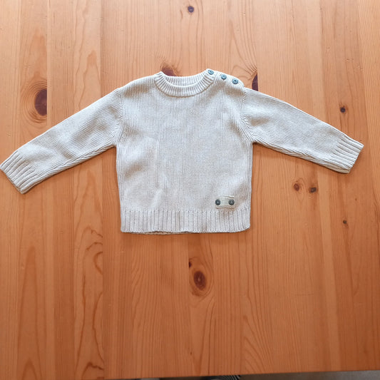 Beige Jumper - Boys 18 months - Obaïbi