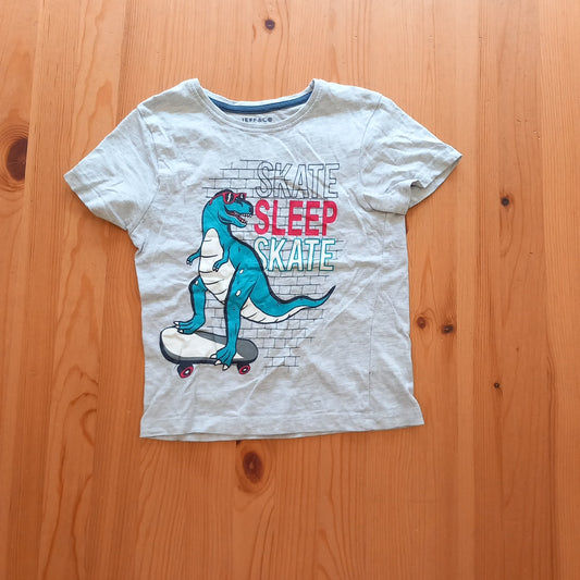 Grey 'Skate Sleep Skate' T-Shirt - Boys 5-6 years - Jeff & Co