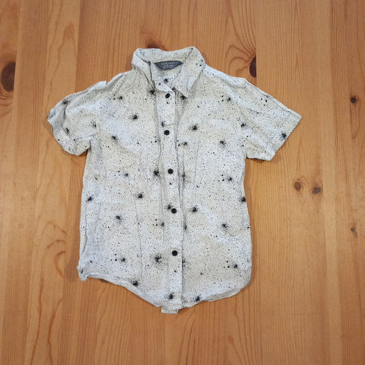 Black Splash Pattern Short Sleeve Shirt - Boys 4-5 years - Primark