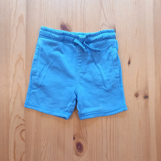 Playwear (some marks) Blue Jersey Shorts - Boys 5-6 years - M&S