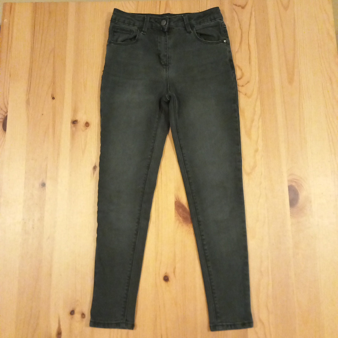 Black Distressed Look Jeans - Girls 9-10 years - George