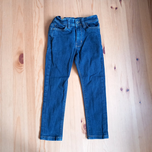 Navy Skinny Jeans With Adjustable Waistband - Boys 6 years - Matalan