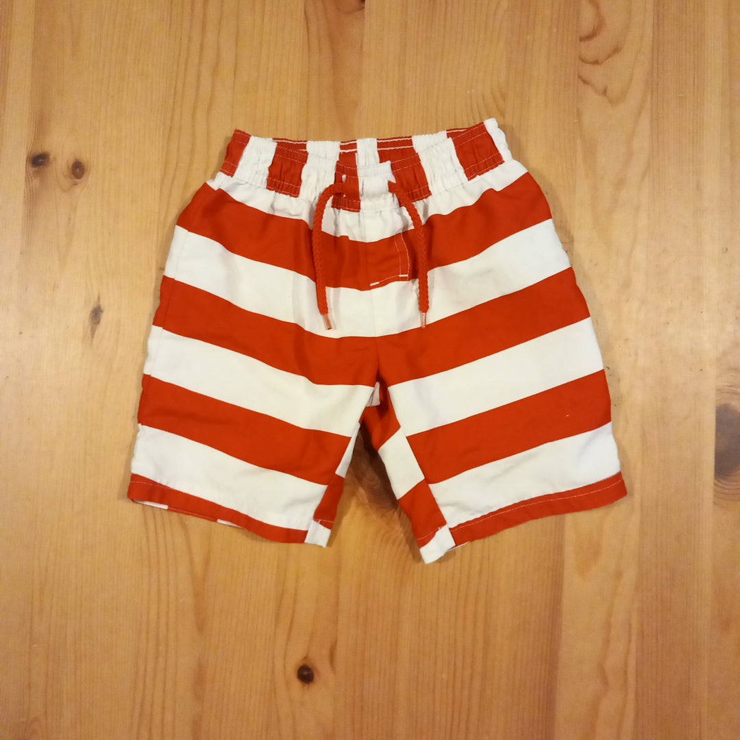 Red And White Striped Swim Shorts - Boys 2-3 years - Mothercare