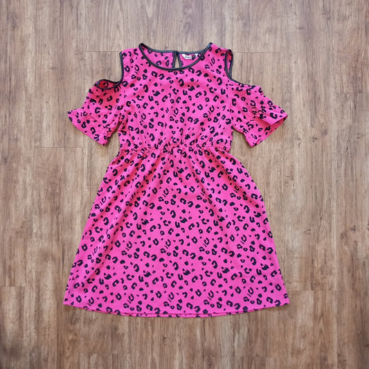 Pink Animal Print Dress - Girls 12-13 years - Pep & Co