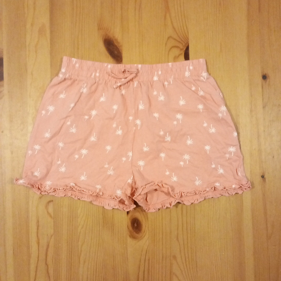 Pink Palm Tree Pyjama Shorts - Girls 12-13 years - George