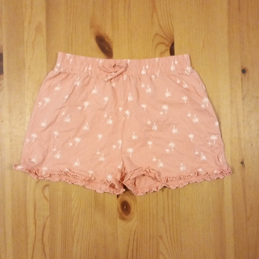 Pink Palm Tree Pyjama Shorts - Girls 12-13 years - George