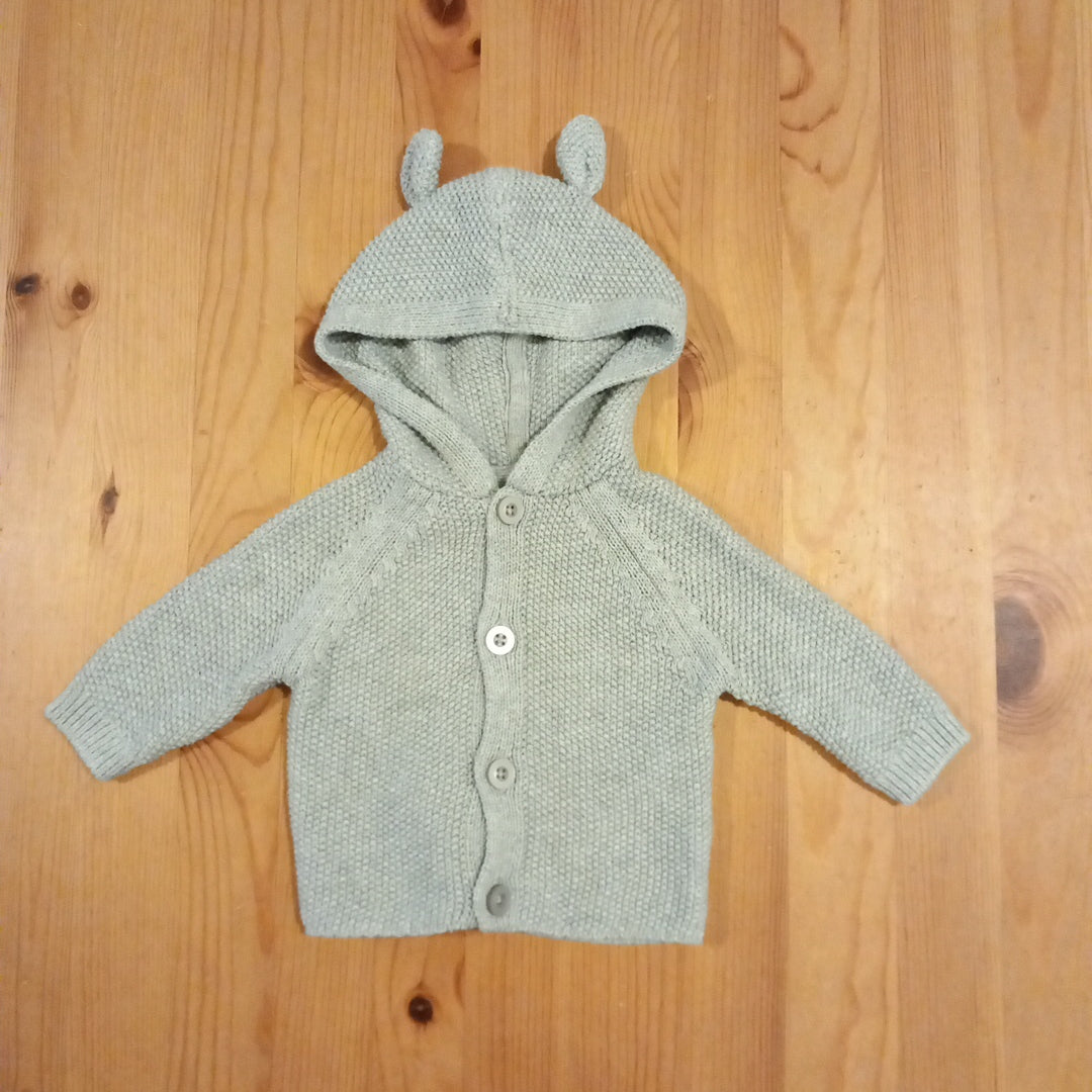 Baby cardigan with outlet ears