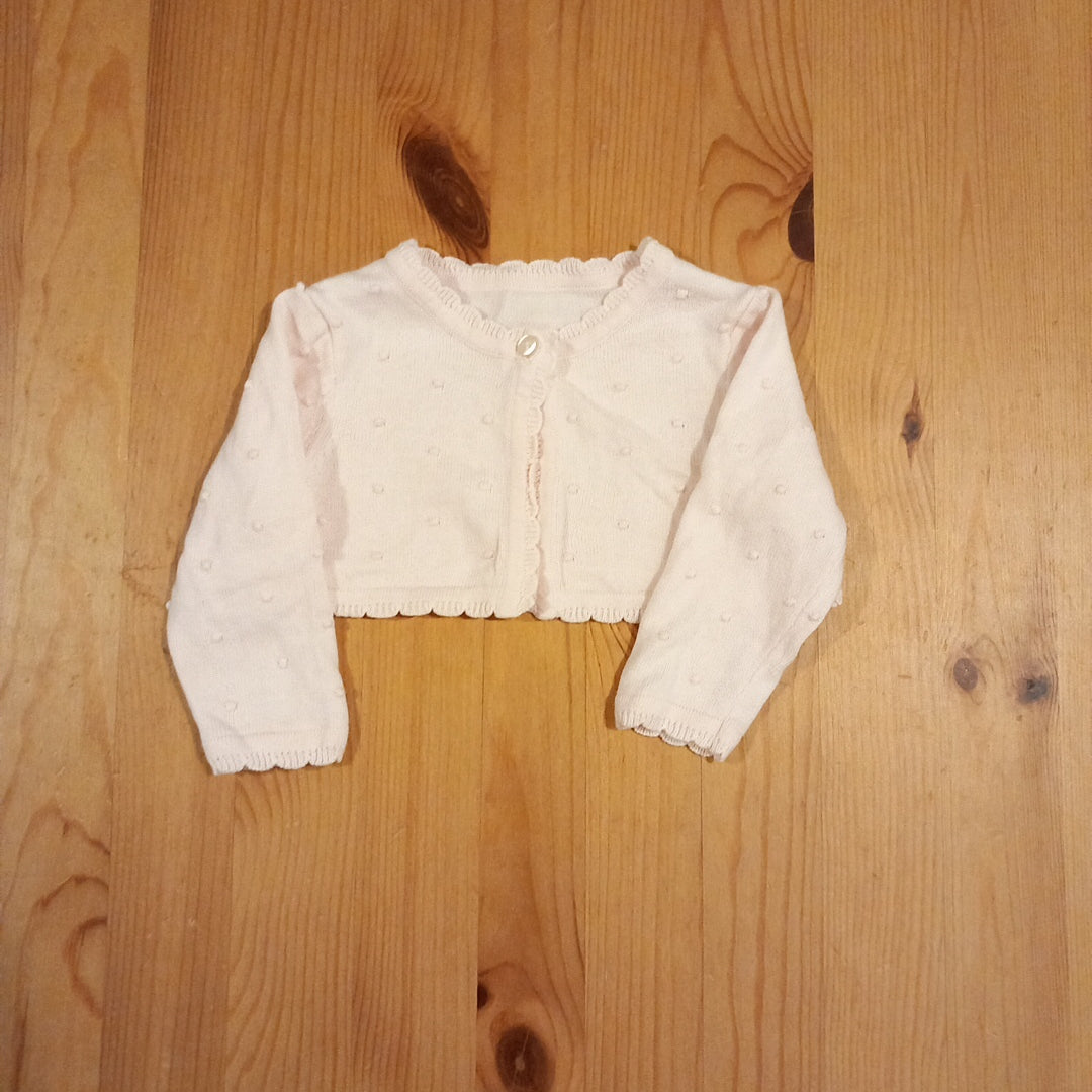 Light pink 2024 short sleeve cardigan