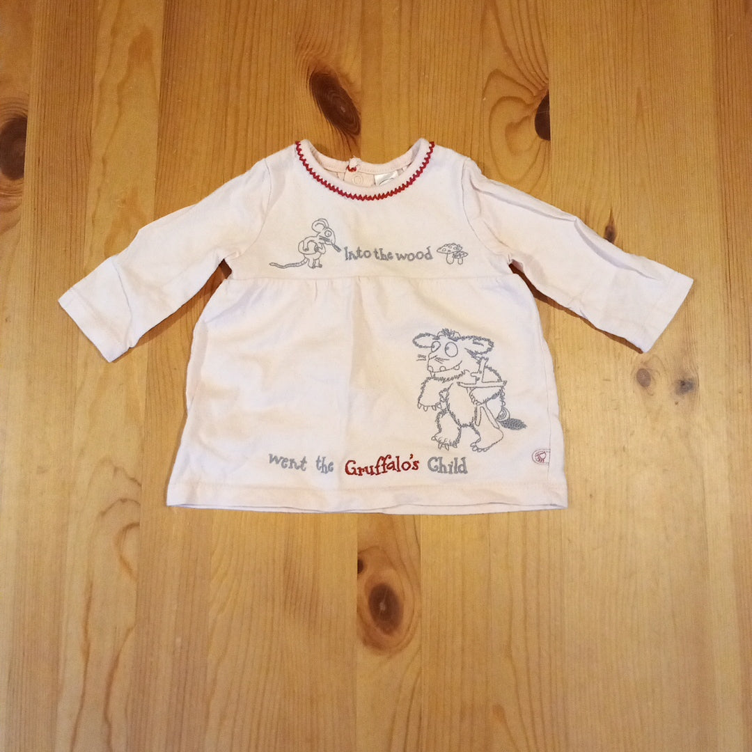 Light Pink Gruffalo's Child Top - Girls up to 3 months - TU