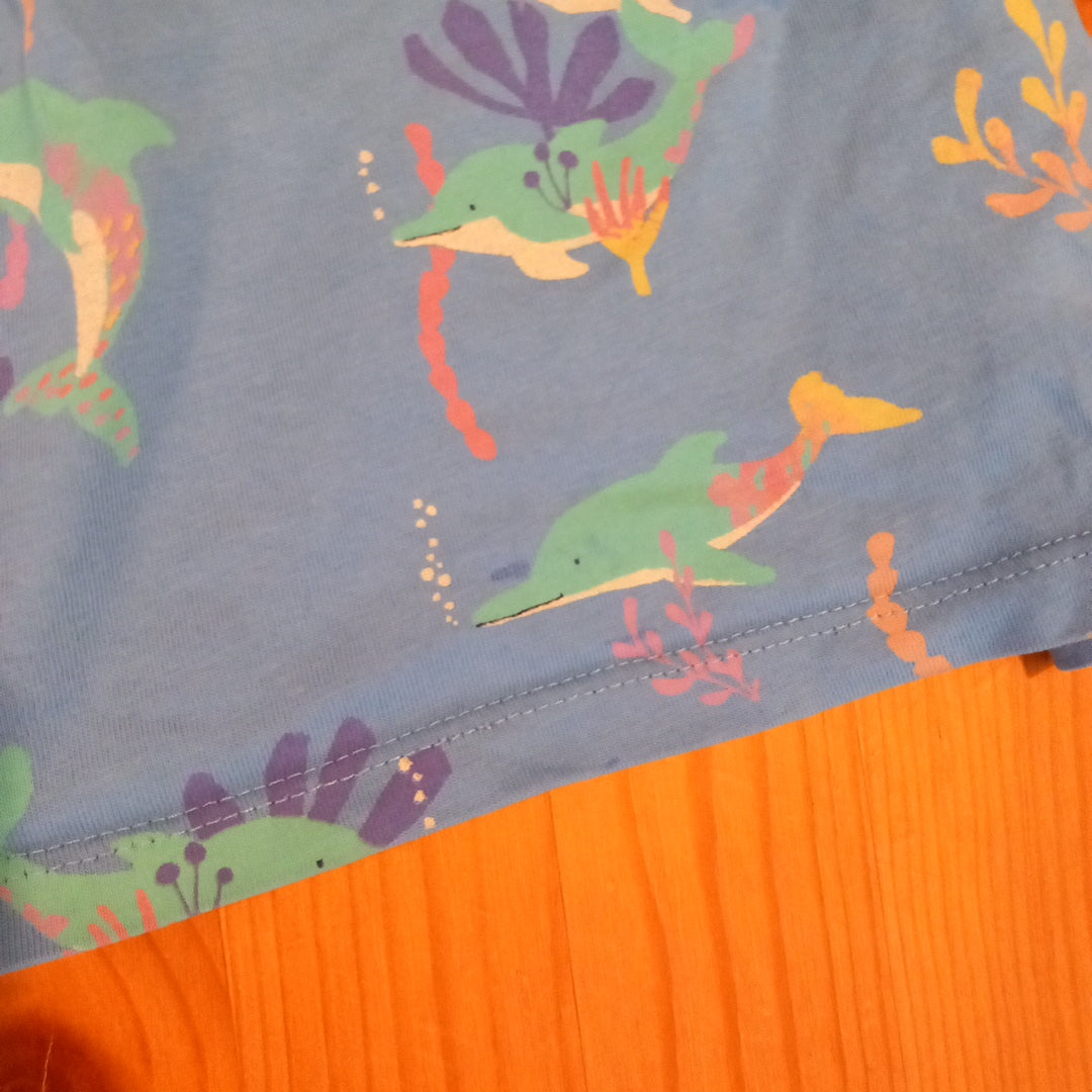 Sleeveless Sealife Dress - Girls 4-5 years - M&S