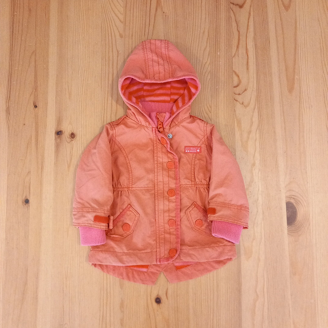 Coral Coloured Lightweight Coat - Girls 9-12 months - Next
