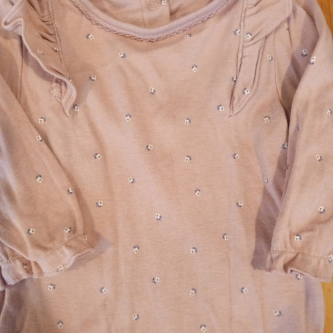 Long Sleeve Bodysuit Top - Girls 3-6 months - Mothercare