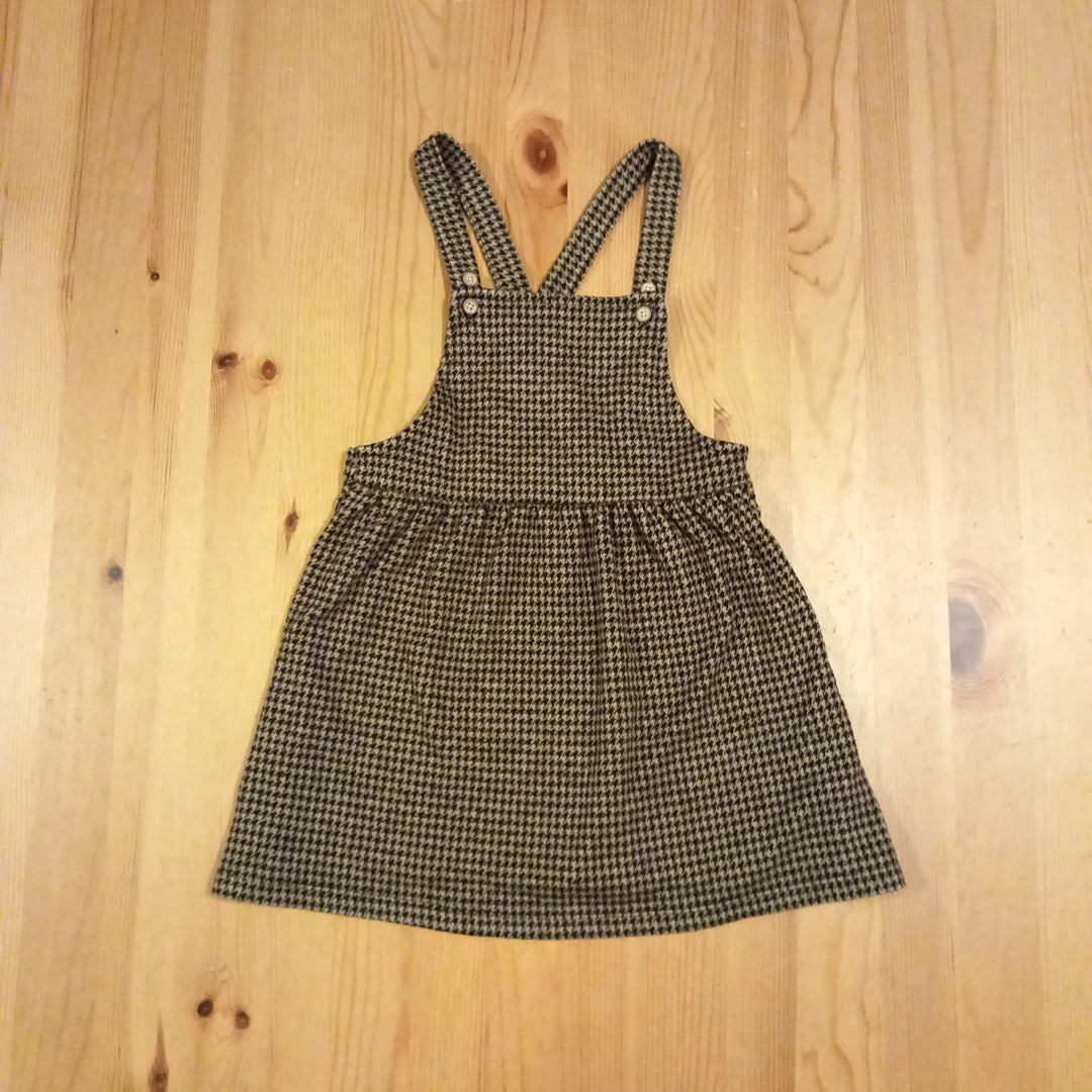 Houndstooth Pinafore Dress Girls 4 5 years F F