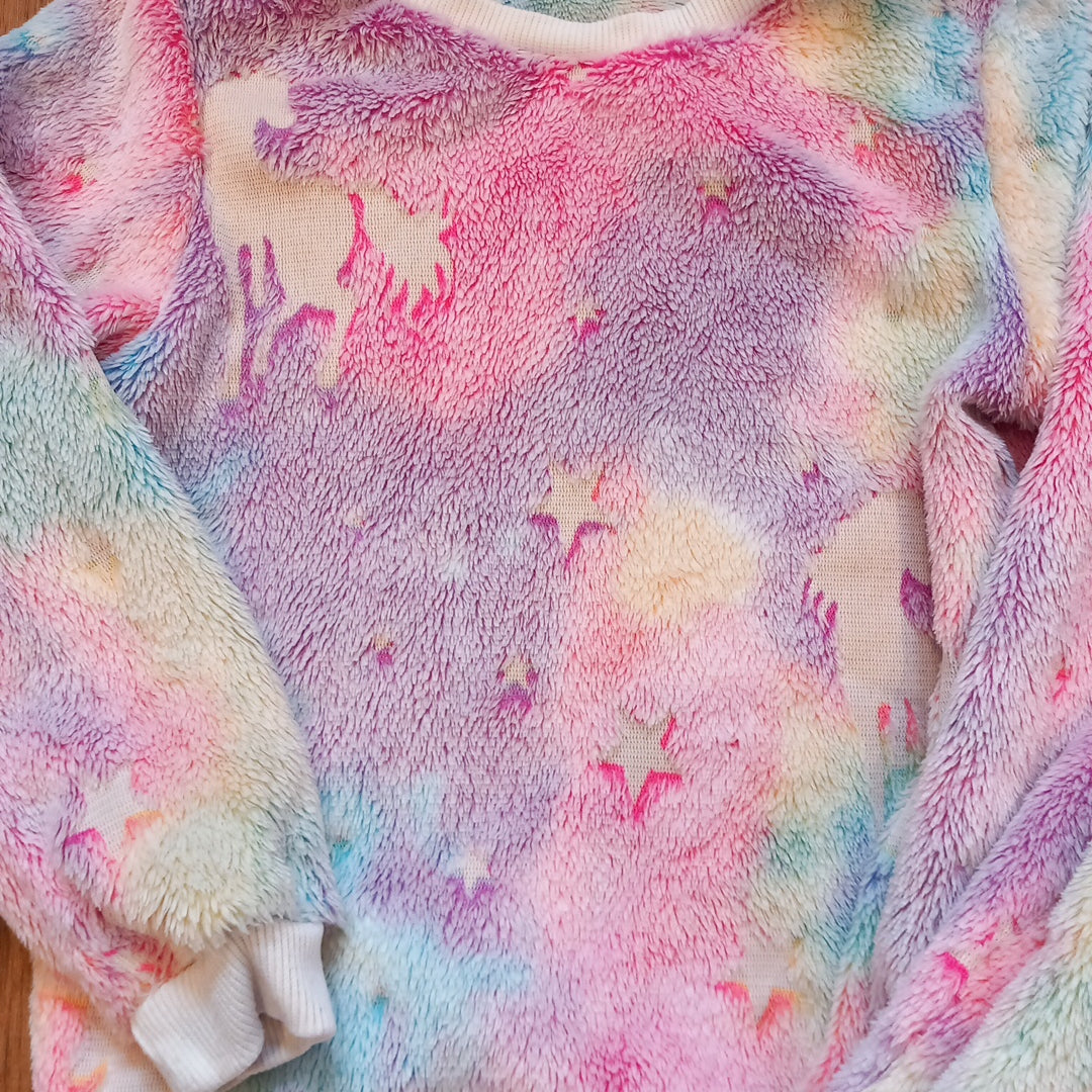 Colourful Unicorns & Stars Long Sleeve Top & Trousers - Girls 6 Years - Foshan YX Apparel Co