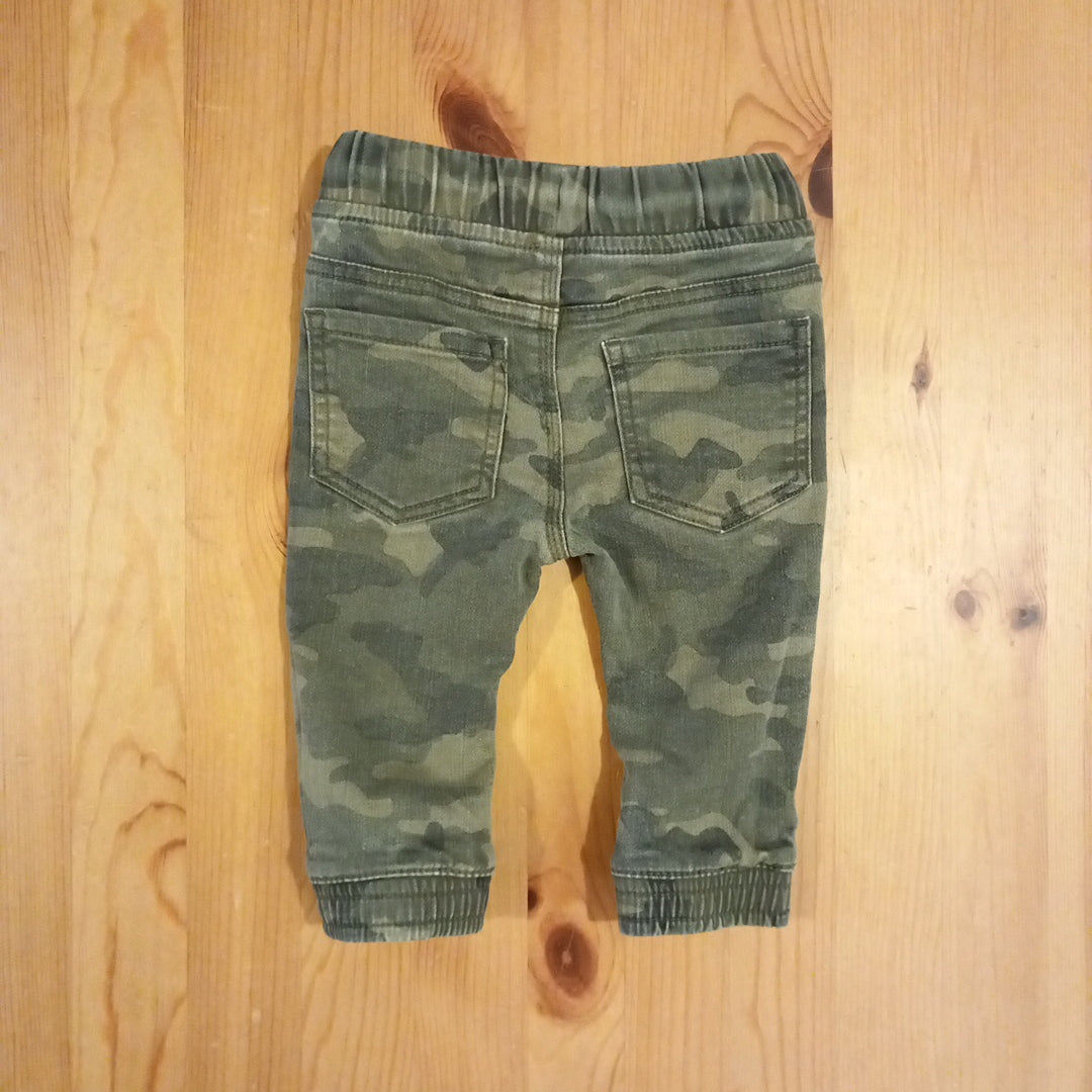 Distressed Look Camo Print Trousers - Boys 6-9 months - Matalan