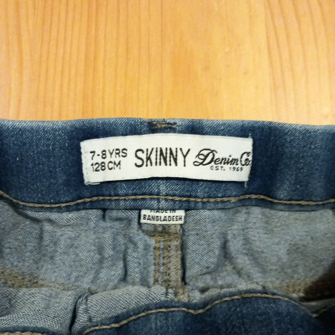 Blue Stretch Jeans - Girls 7-8 years - Primark
