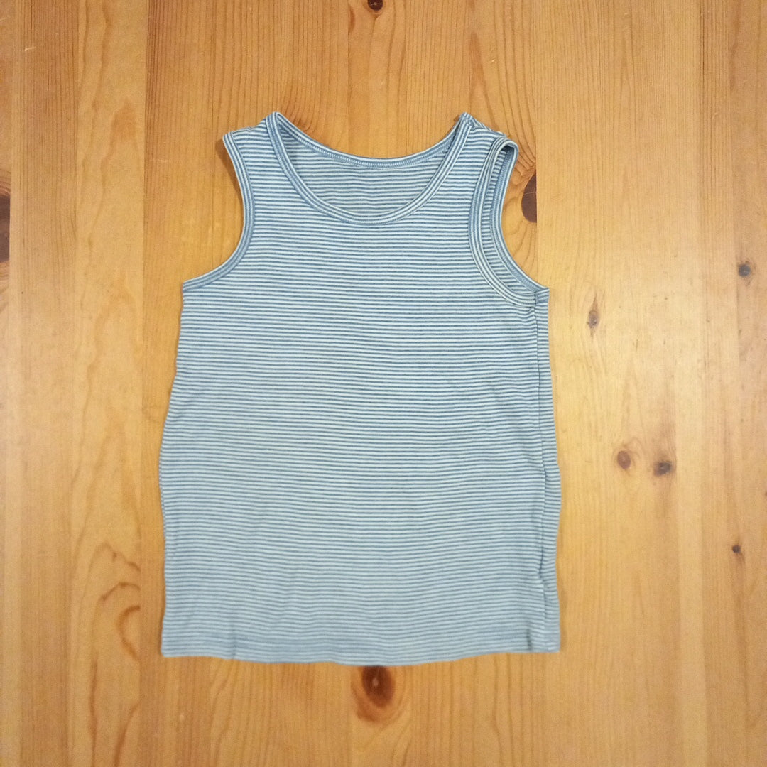 Blue Striped Vest Top - Boys 8-9 years - F&F