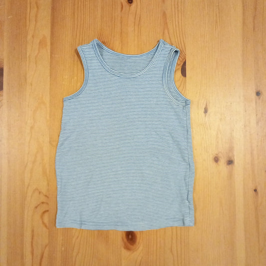 Blue Striped Vest Top - Boys 8-9 years - F&F