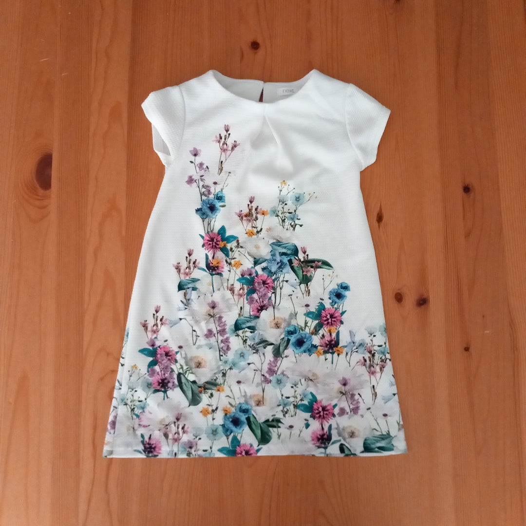 Textured Floral Dress - Girls 4 years - Next