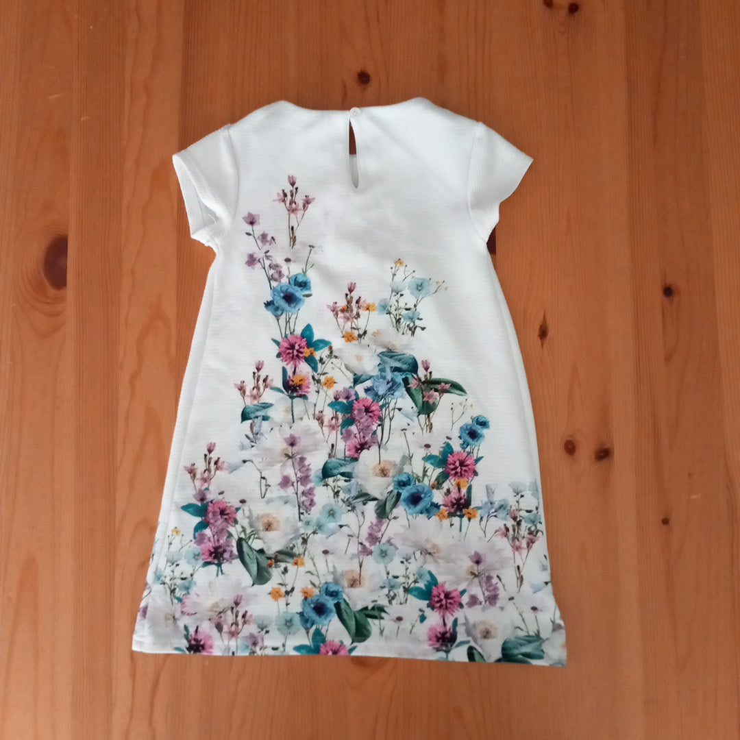 Textured Floral Dress - Girls 4 years - Next