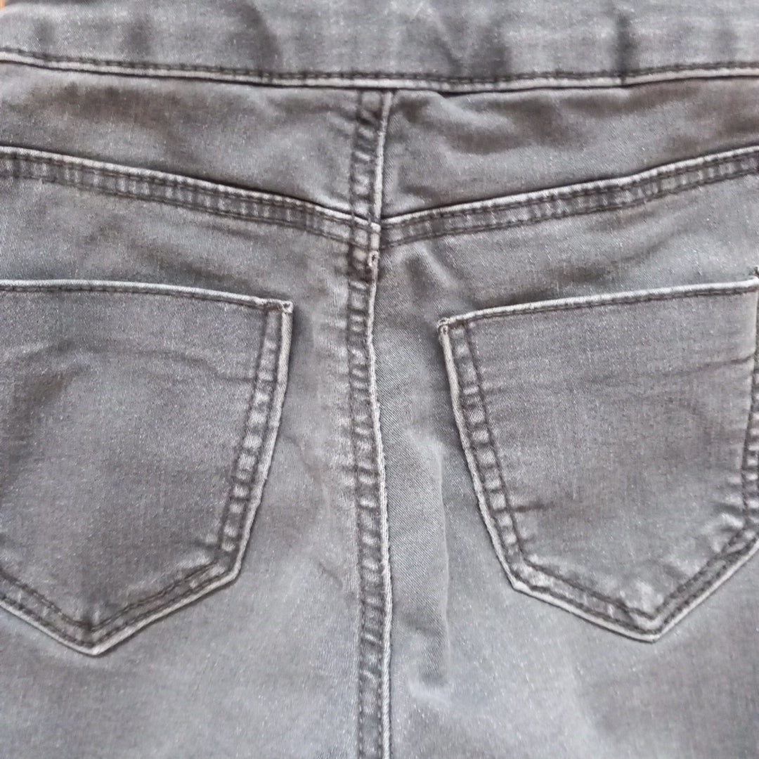 Grey Distressed Look Jeggings - Girls 7 years - Zara