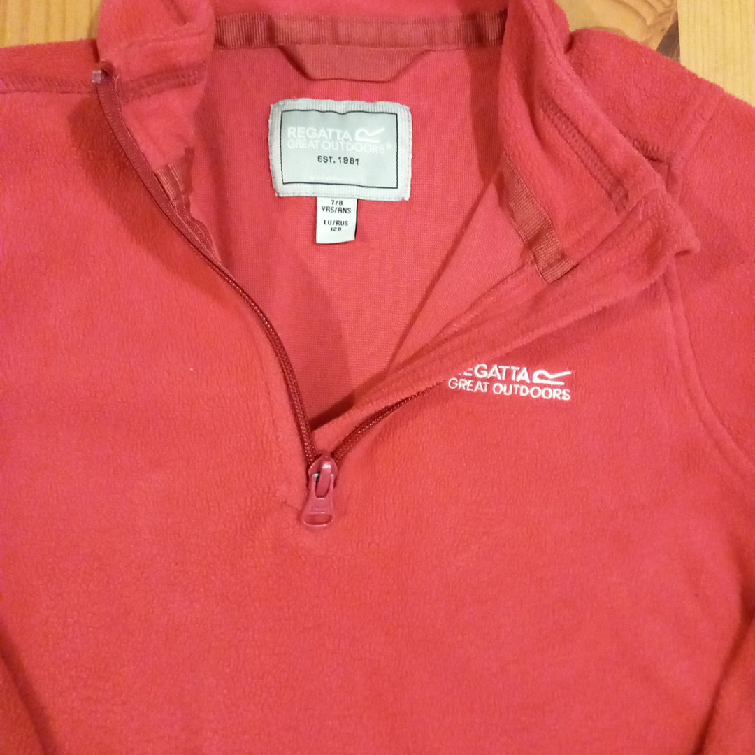 Pink Regatta Lightweight Fleece - Girls 7-8 years - Regatta