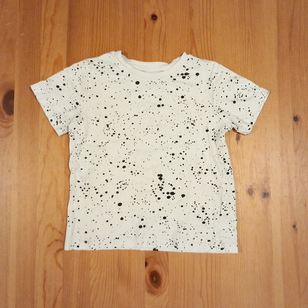 Cropped/Short Spotty T-Shirt - Girls 6-7 years - H&M
