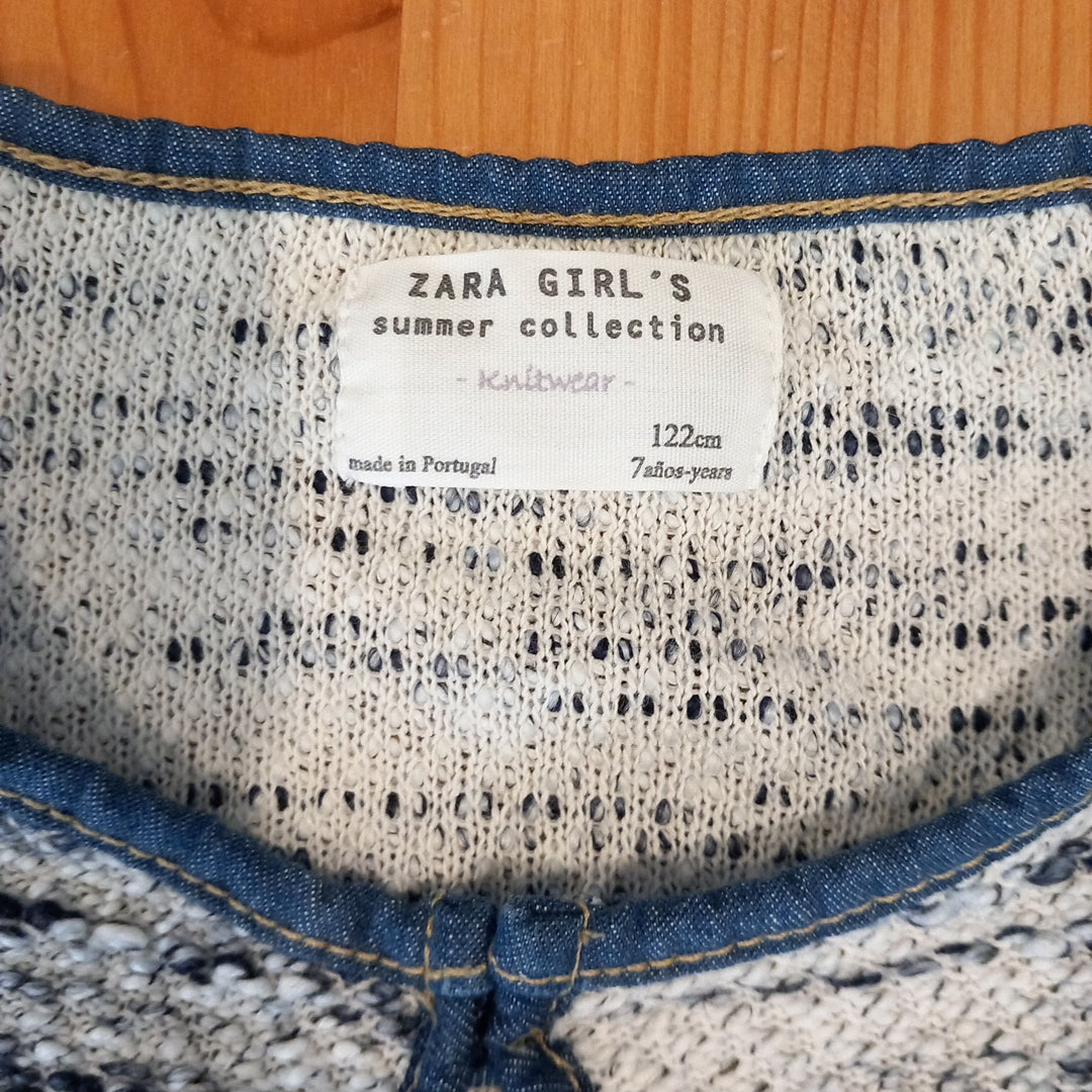 Short Sleeve Oversized Cardigan - Girls 7 years - Zara