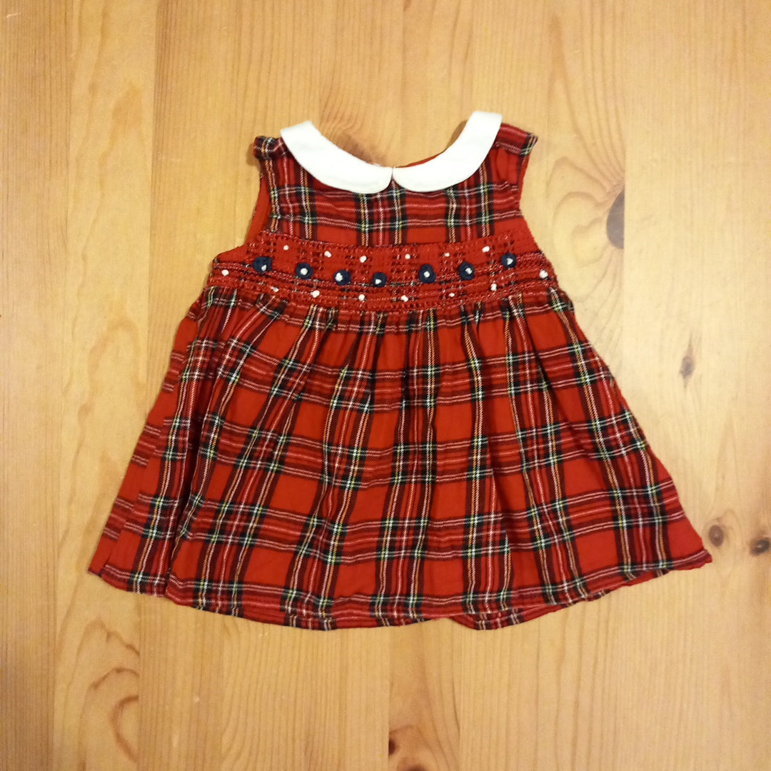 Tartan Top & Shorts Set - Girls 6-9 months - TU