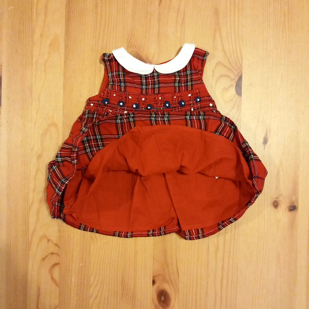 Tartan Top & Shorts Set - Girls 6-9 months - TU