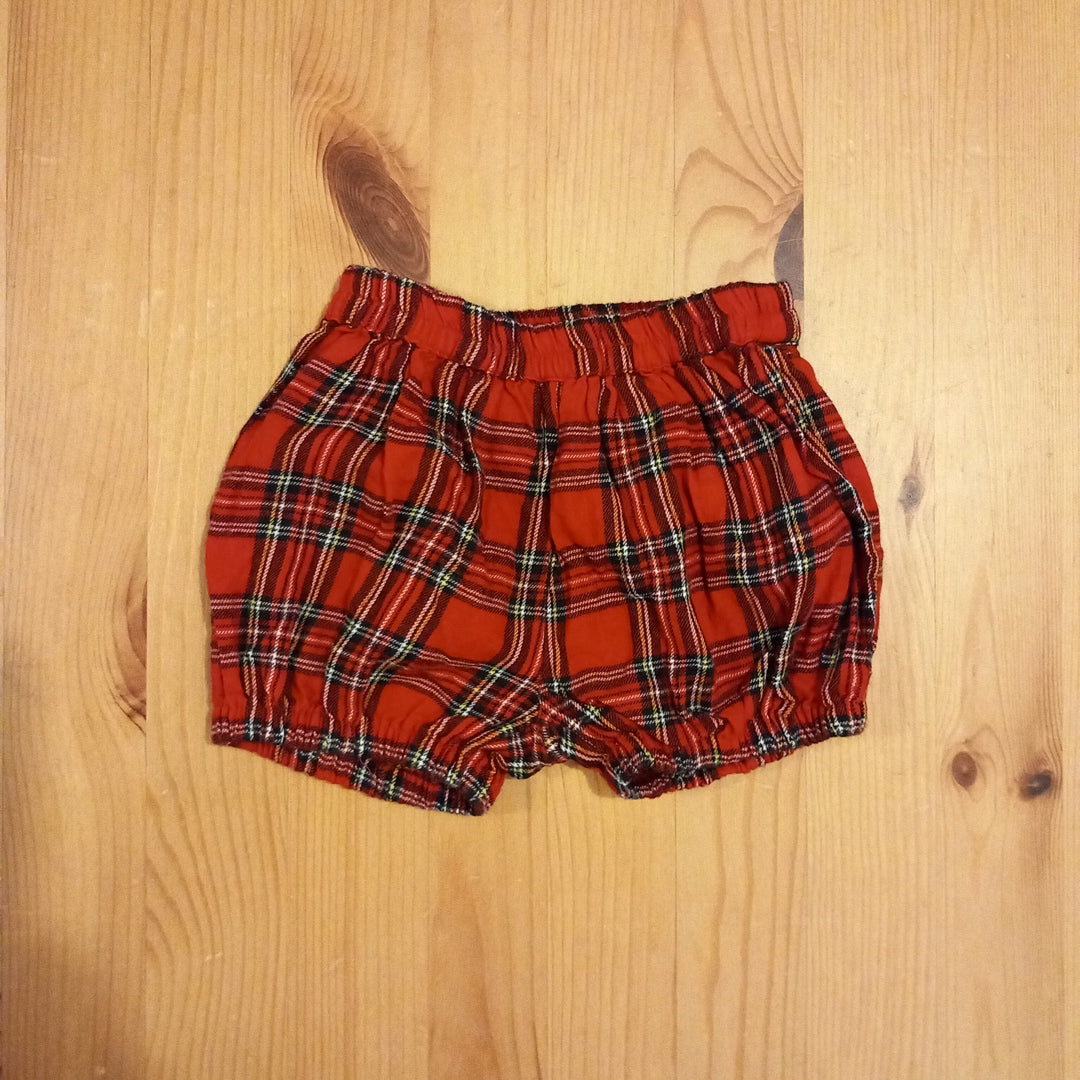 Tartan Top & Shorts Set - Girls 6-9 months - TU