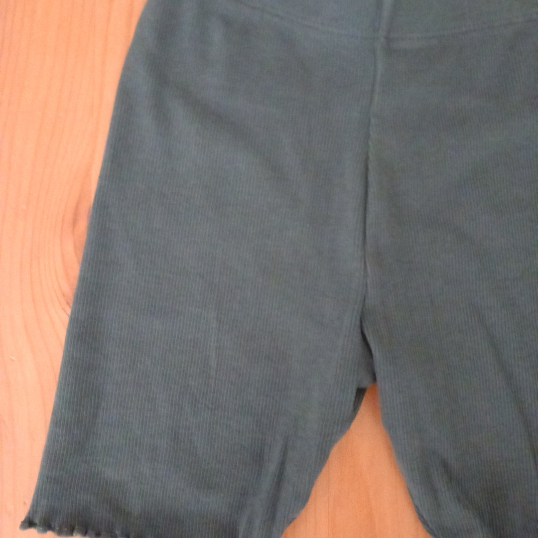 Grey Ribbed Stretch Shorts - Girls 3-4 years - TU