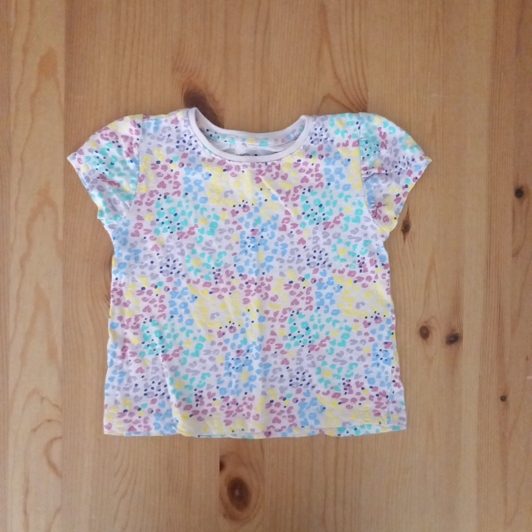 Pink Animal Print T-Shirt - Girls 3-4 years - M&Co