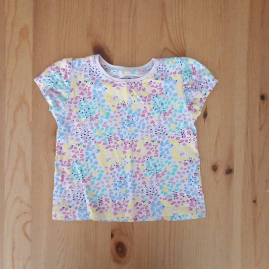 Pink Animal Print T-Shirt - Girls 3-4 years - M&Co