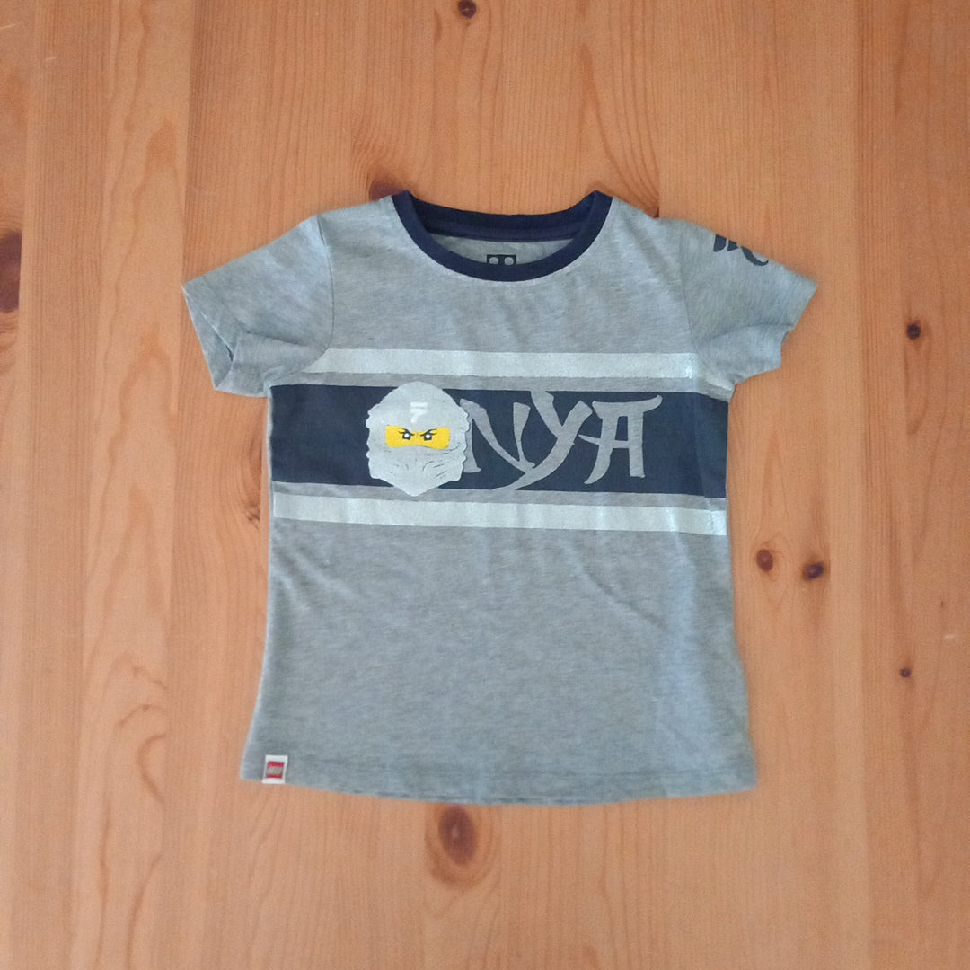 Grey Glittery Ninjago T-Shirt - Girls 4 years - Kabooki
