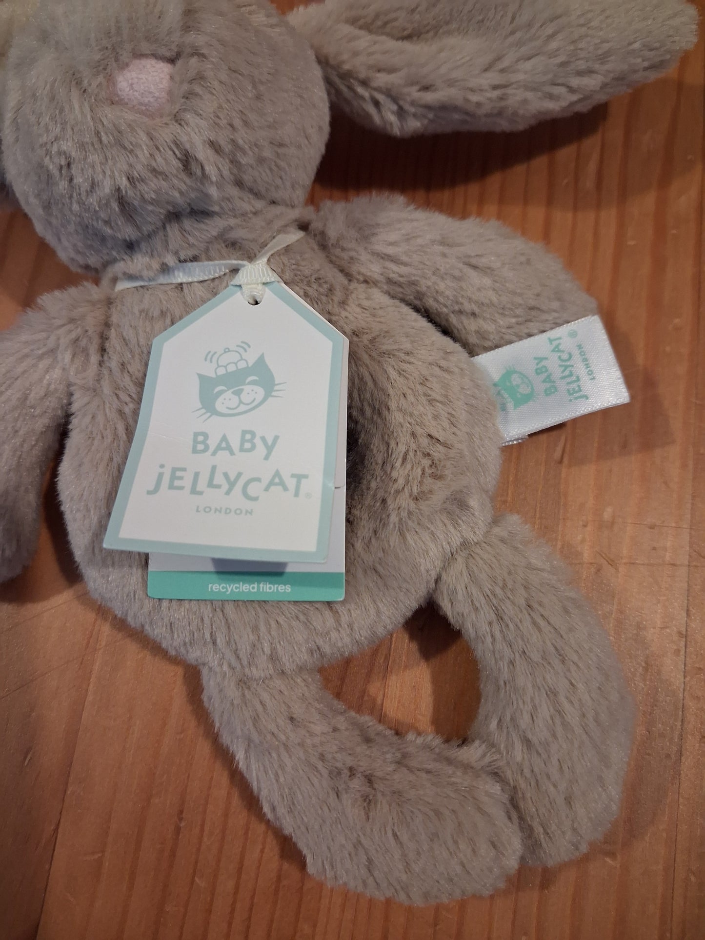 Bashful Beige Bunny Ring Rattle - Unisex - Jellycat