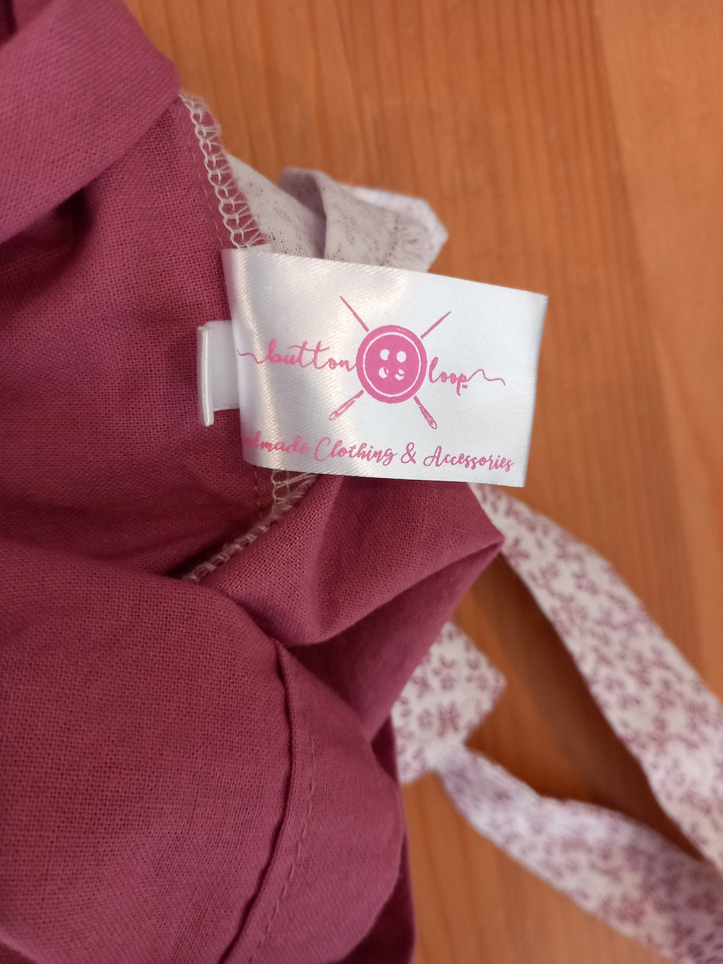 Handmade Shorts With Elasticated Waistband & Tie Belt - Girls 4-5 years - Button & Loop Clothing