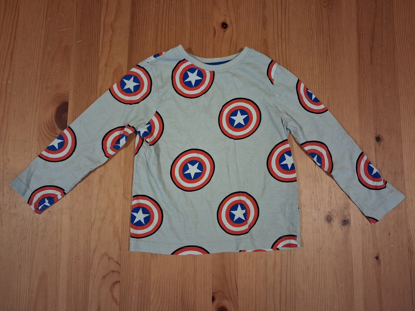 Captain America Long Sleeve Pyjamas - Boys 4-5 years - Marvel at George