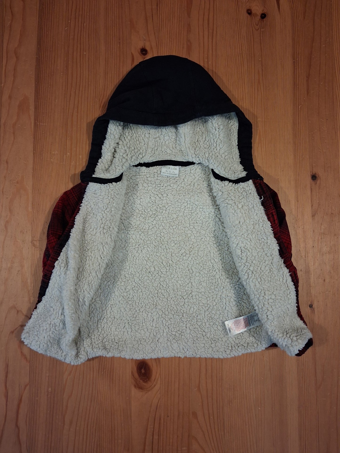 Hooded Lumberjack Style Fleece Lined Jacket - Boys 12-18 months - F&F
