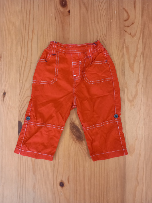 Red Trousers With Elasticated Waistband - Boys 3-6 months - TU