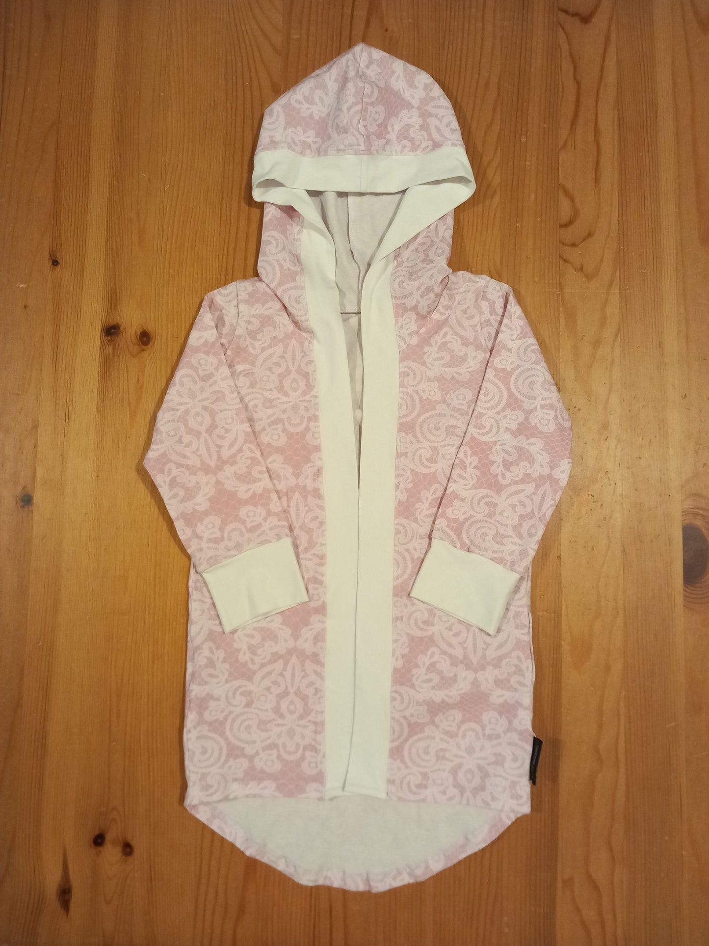 Handmade Long Length Open Front Hoodie - Girls 2-3 years - KMT Apparel
