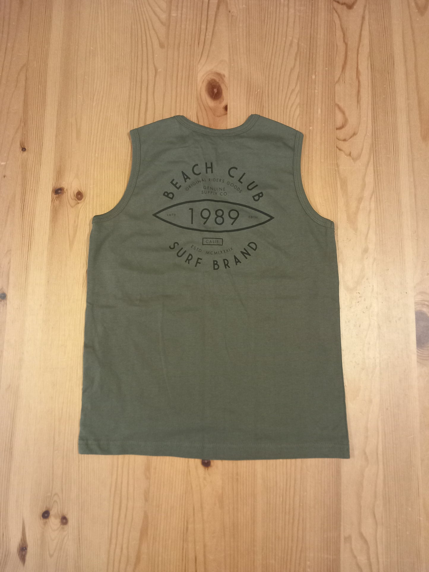 Khaki Green Vest Top (BNWT) - Boys 8-9 years - Primark